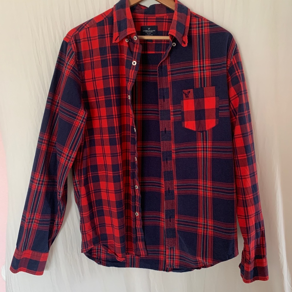 Plaid Button up